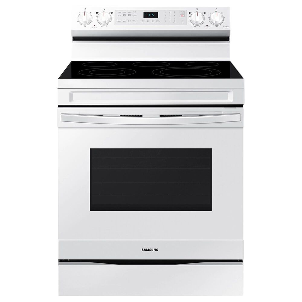 Samsung 6.3 Cu. Ft. Freestanding Electric Range with No-Preheat Air Fry in White, , large