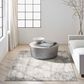 Nourison Infinity 7"10" x 9"10" Ivory and Grey Area Rug, , large