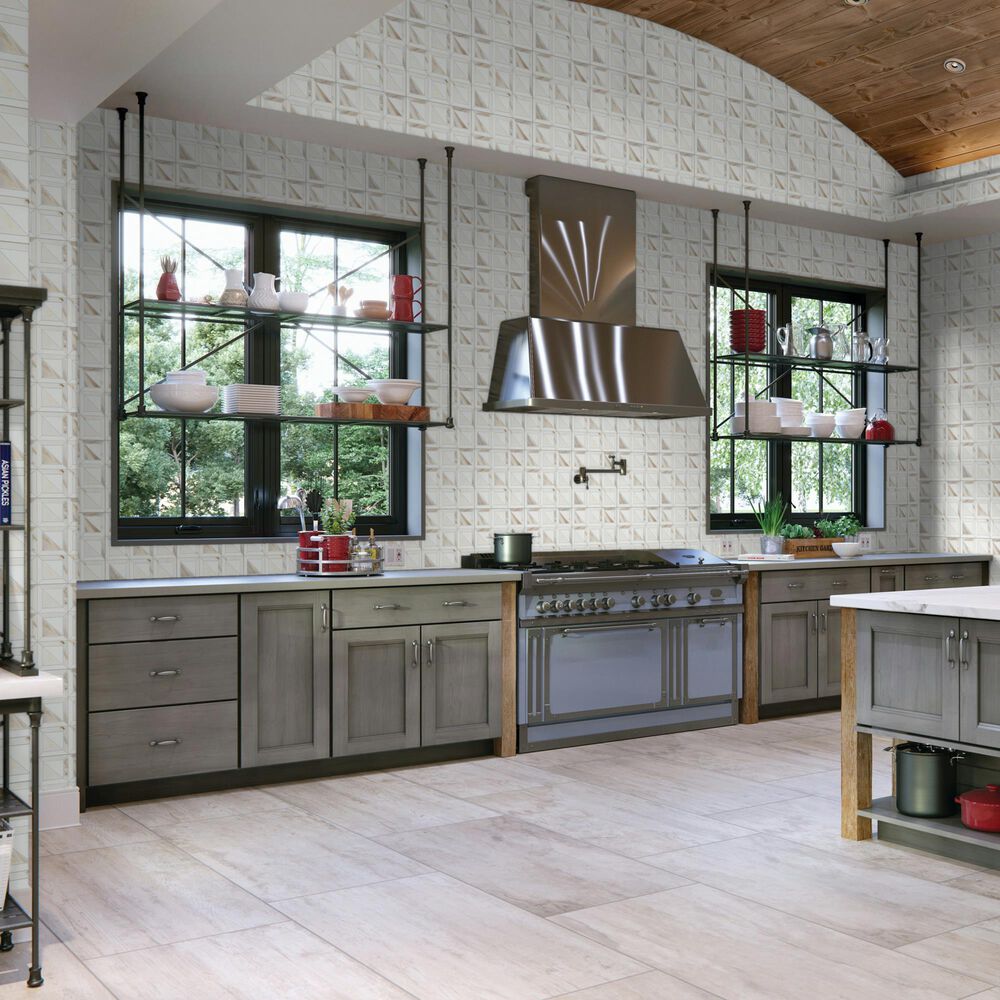 Dal-Tile Gamma Bella Blend 12&#39;&#39; X 12&#39;&#39; WINDOW Natural Stone Mosaic Sheet, , large