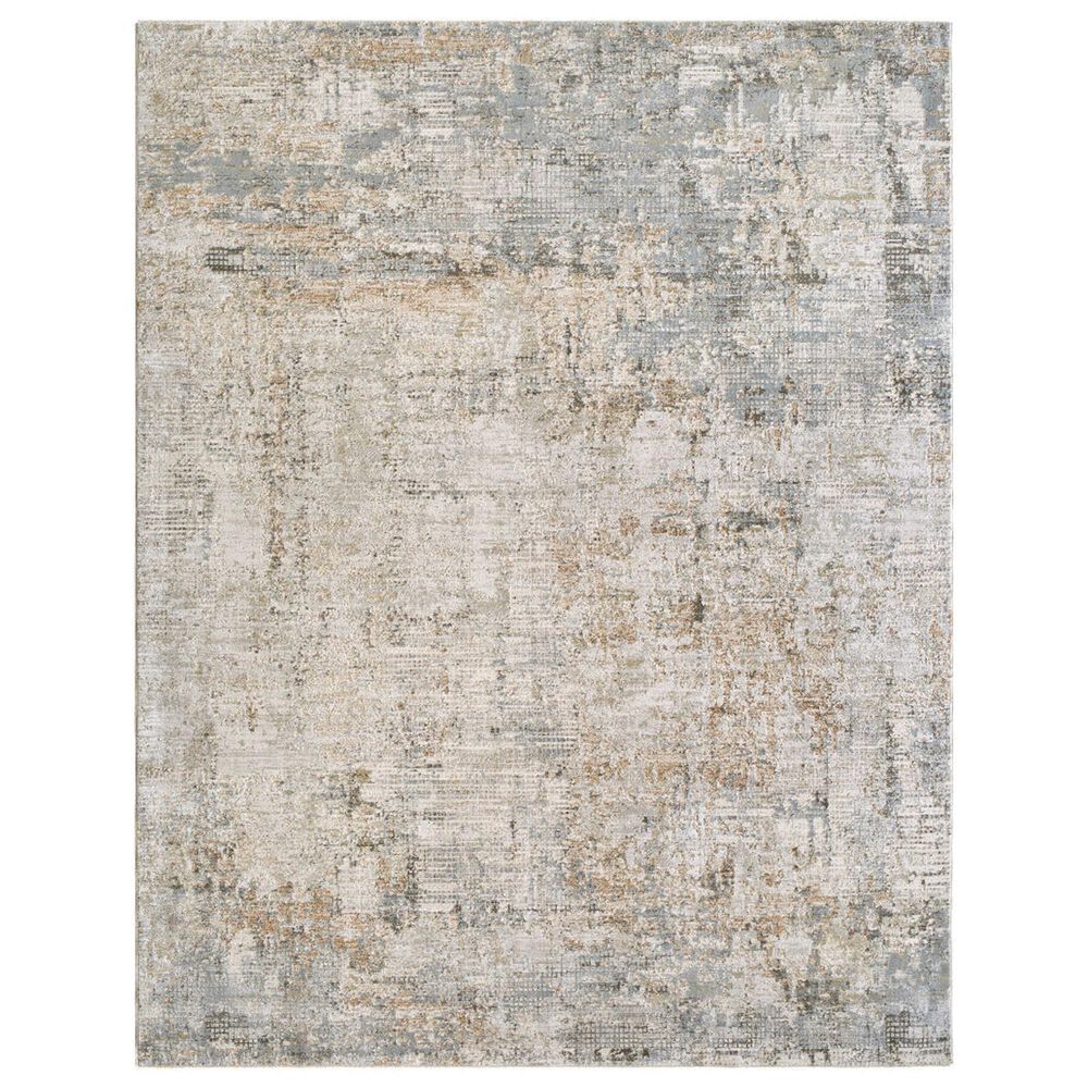 Surya Brunswick Light Gray, Cream, Charcoal, Light Brown, Medium Brown and Mustard 2"7" x 10" Runner, , large