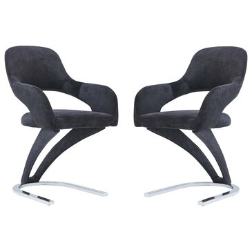 Global Furniture USA Dining Chair in Black (Set of 2), , large