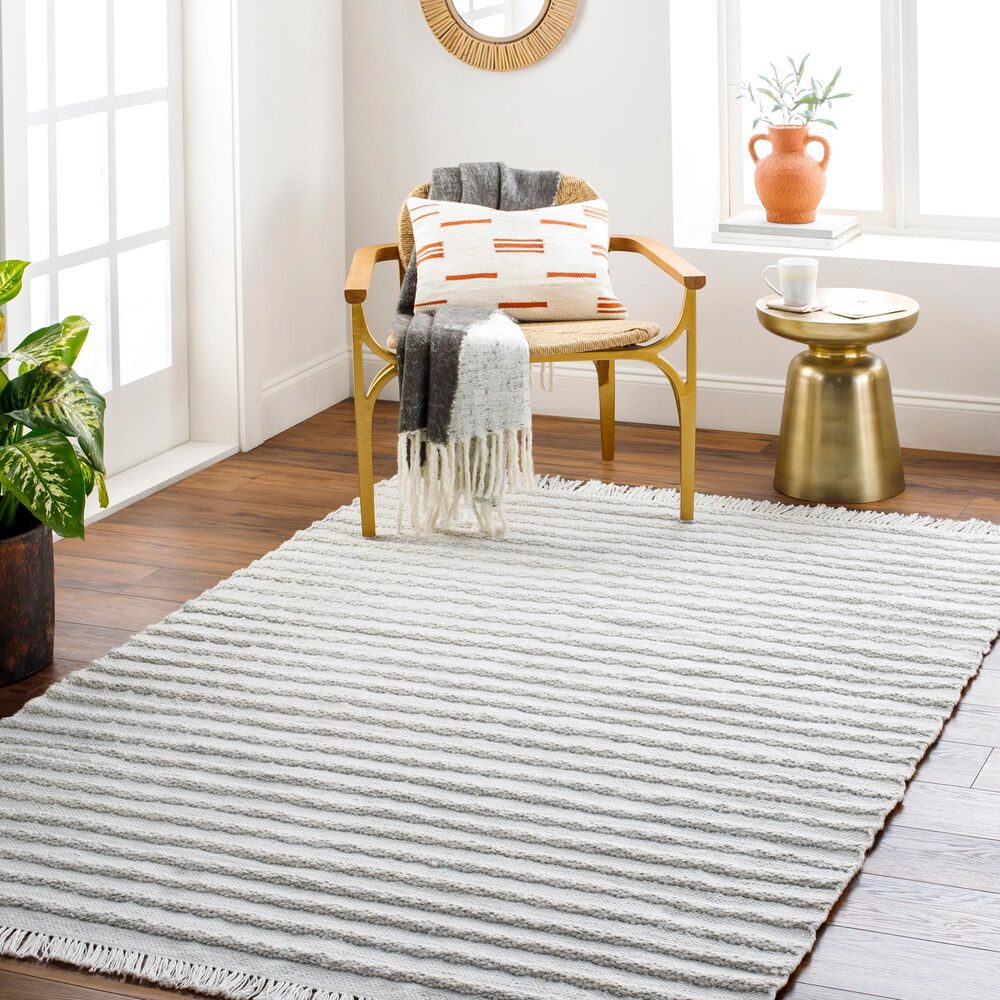 Surya Azalea 8&#39; x 10&#39; Light Gray Area Rug, , large