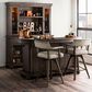 Radius PGA Back Bar and Hutch in Rustic Washed Gray, , large