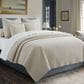 Levtex Pick-Stitch Artisan 3-Piece Full/Queen Quilt Set in Taupe, , large