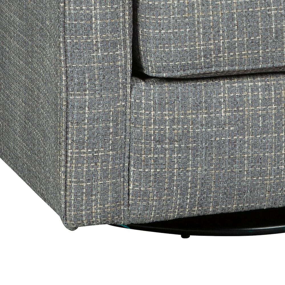 Ashley Renley Swivel Glider Accent Chair in Ash, , large
