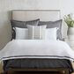 Ann Gish Ready-to-Bed 2.0 Cotton Trim King Duvet in White and Grey, , large