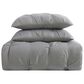 Pem America Truly Soft Pleated 2-Piece Twin XL Duvet Set in Grey, , large