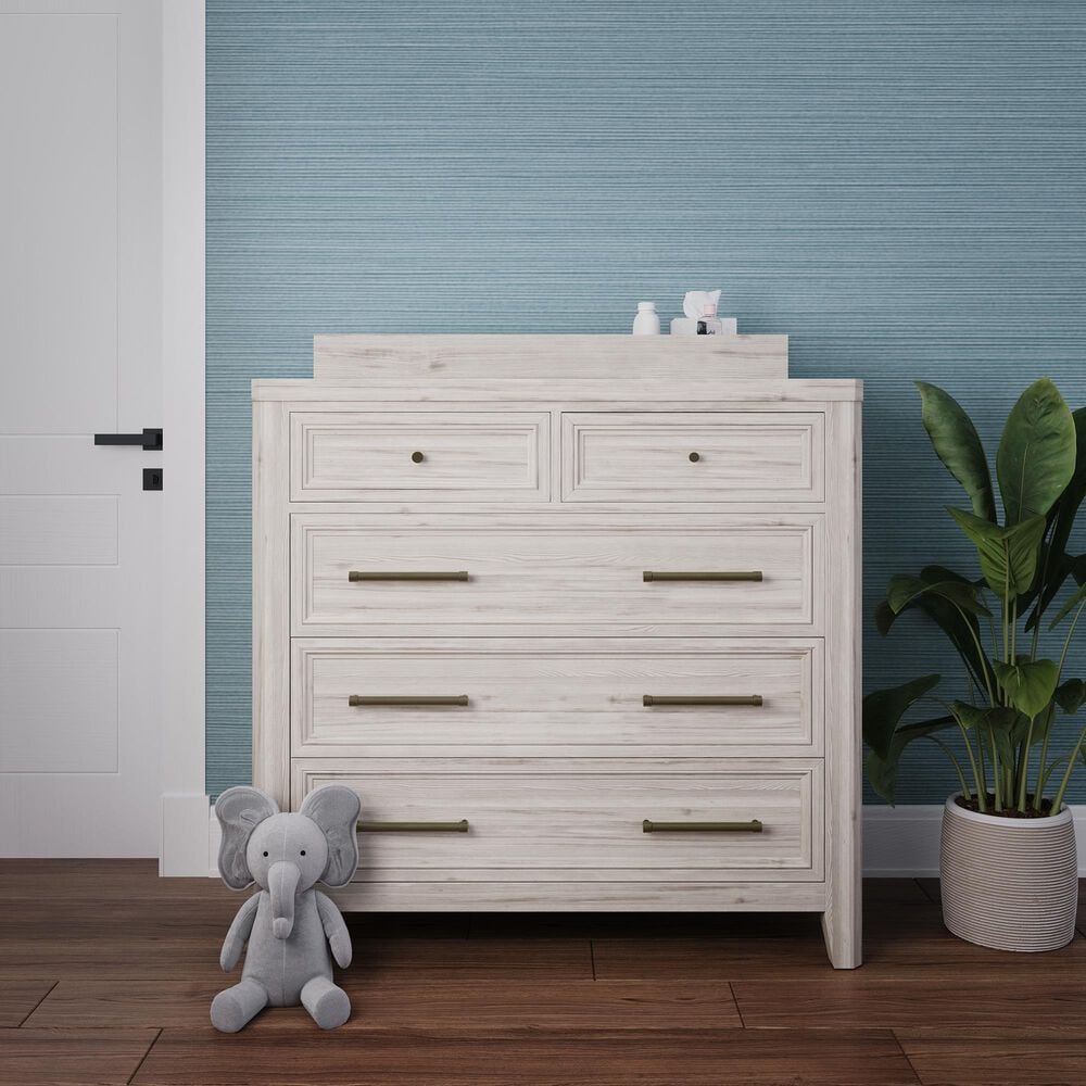 Eastern Shore Carlson 5-Drawer Chest in Washed Linen, , large