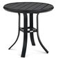 Winston Furniture Co Round End Table in Black, , large