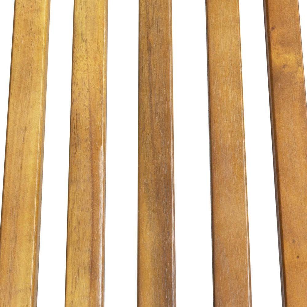 Hearth and Haven Nadine Outdoor Chaise Lounge with Adjustable Back in Teak, , large