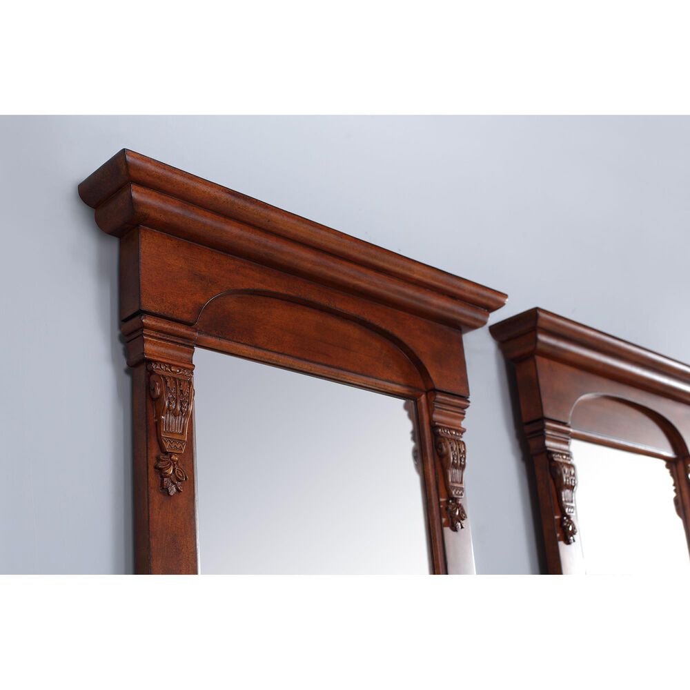 James Martin Vanities Brookfield 26&quot; Mirror in Warm Cherry, , large