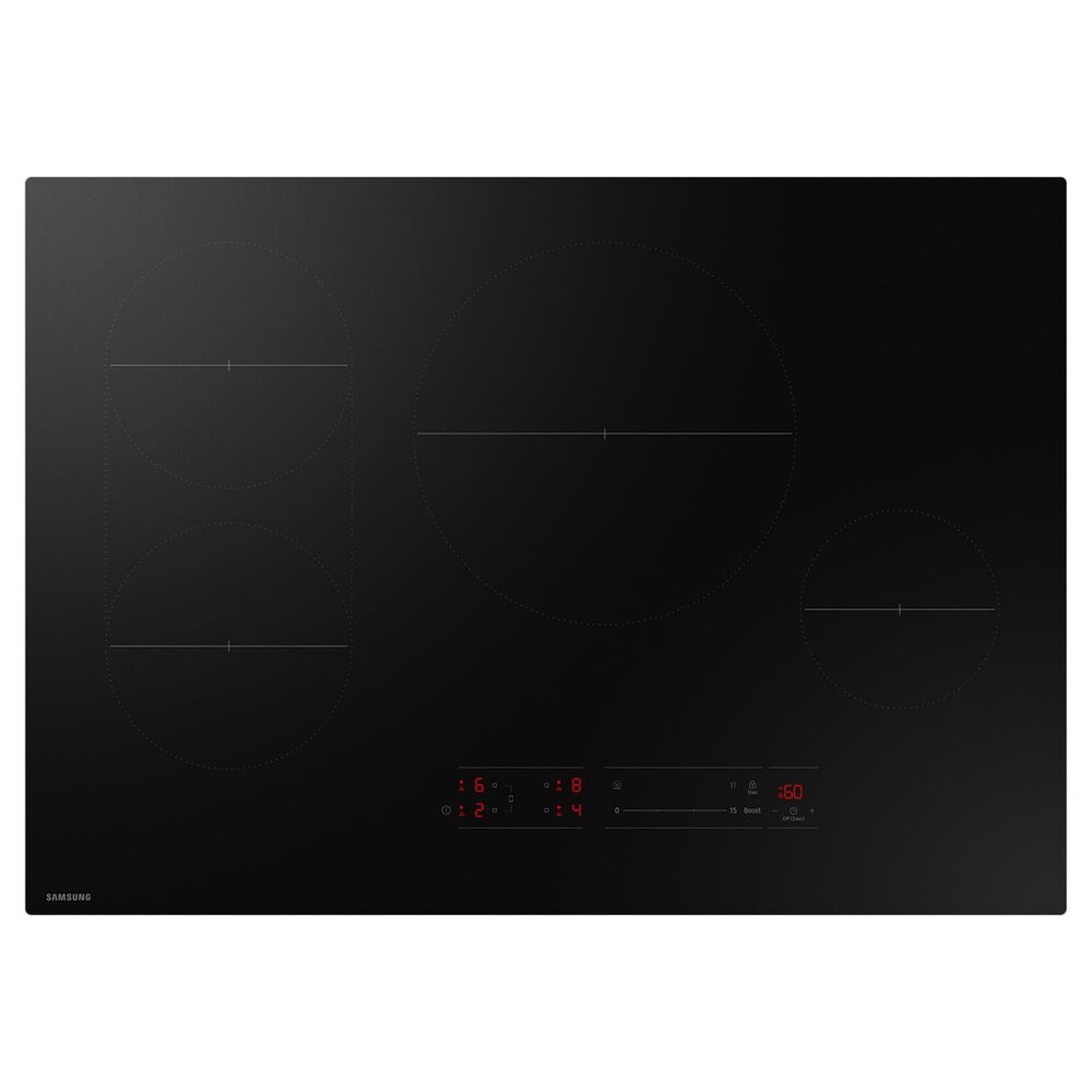 Samsung 30" Induction Cooktop with Anti-Scratch Matte Glass and Sync Burners in Black, , large