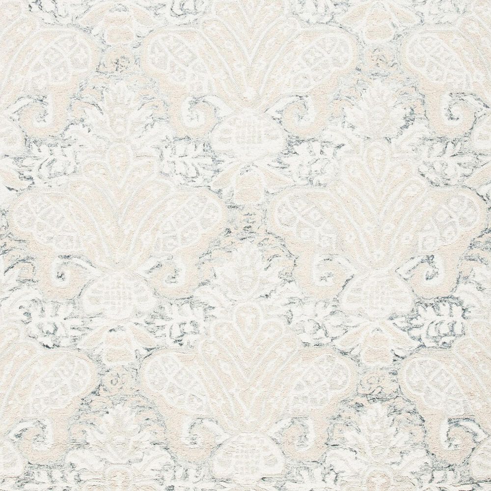 Safavieh Micro-Loop Damask 2&#39;3&quot; x 13&#39; Charcoal and Ivory Runner, , large