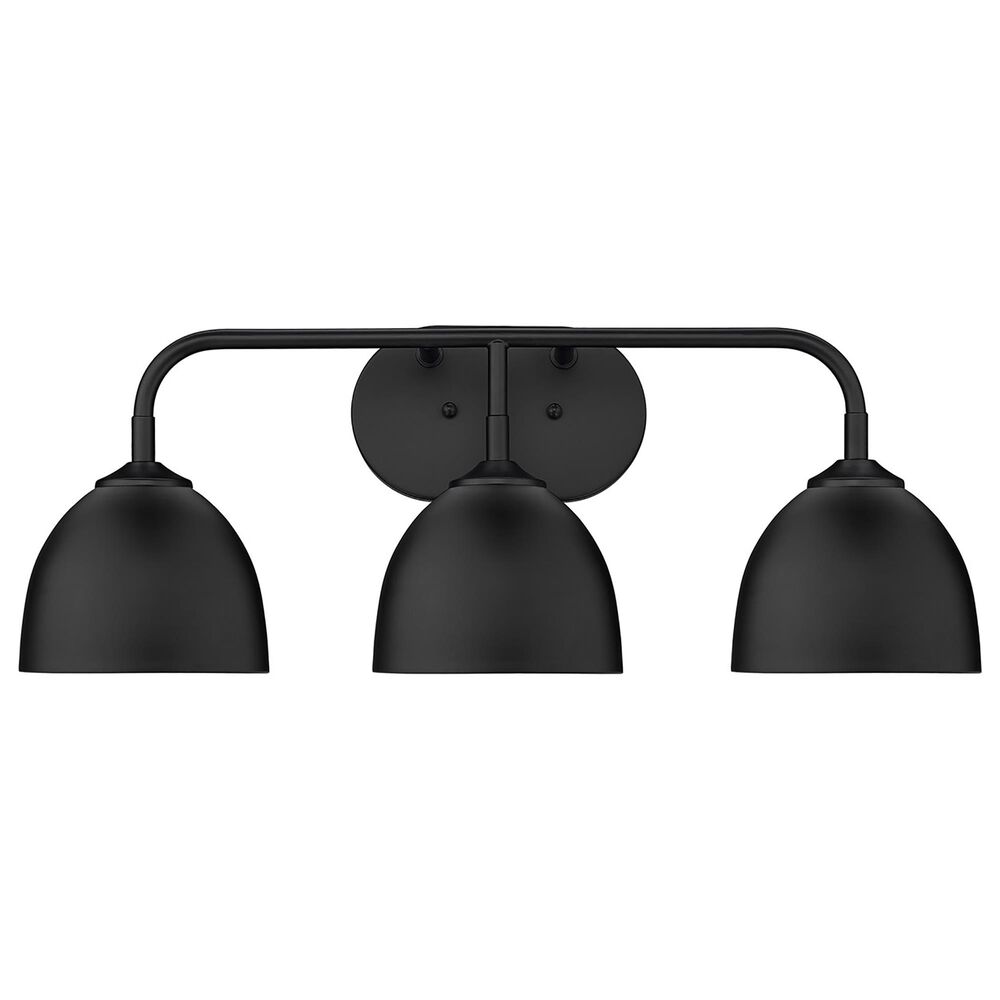 Golden Lighting Zoey 3-Light Bath Vanity in Matte Black, , large