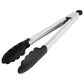 KitchenAid Silicone Tipped Tong in Black and Stainless Steel, , large