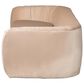 Baxton Studio Adanna Stationary Sofa in Champagne Beige Velvet, , large