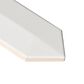 Soho Studio Clark Contour White 2.6" x 13" Ceramic Tile, , large