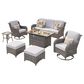 HOMLUX 7-Piece Patio Set in Grey, , large