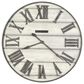 Howard Miller West Grove Oversized Wall Clock in Aged Gray and White Washed, , large