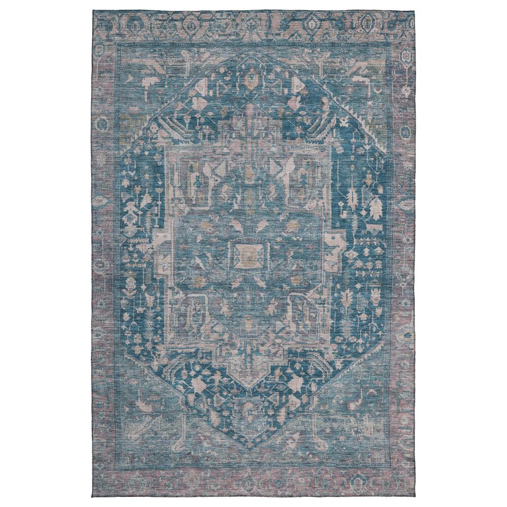 Dalyn Rug Company Solace SL14 9" x 12" Blue Area Rug, , large