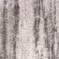 Nourison Dreamy Shag 5"3" x 7"3" Ivory and Charcoal Area Rug, , large