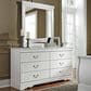 Ashley Anarasia 6 Drawer Dresser in White, , large