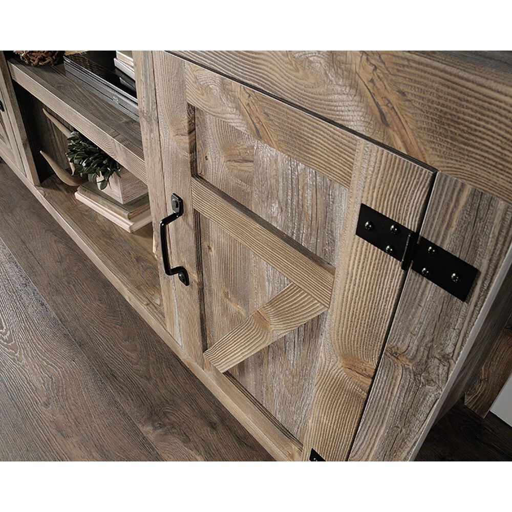 Sauder 63&quot; Entertainment Credenza in Rustic Cedar, , large