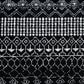 Safavieh Tulum  6"7" Round Black and Ivory Area Rug, , large