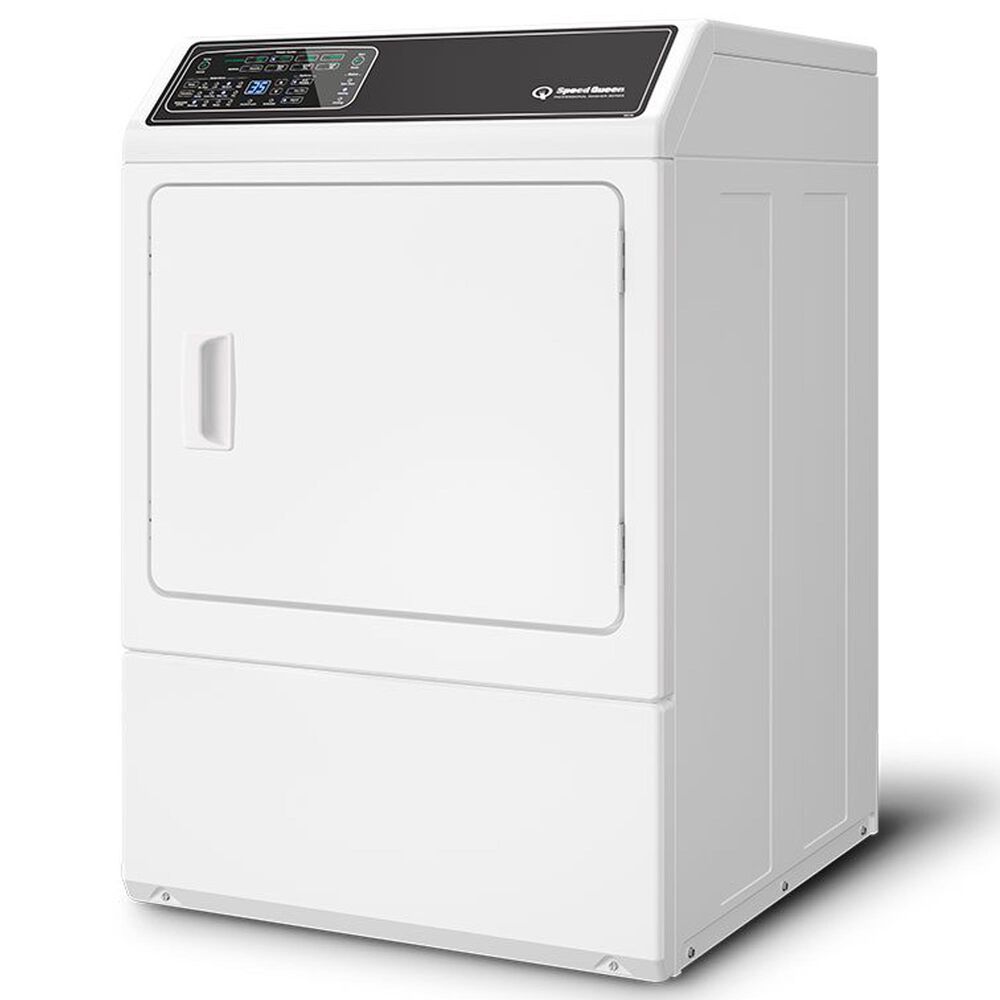 Speed Queen 7.0 Cu. Ft. Front Load Electric Dryer with Steam in White, , large