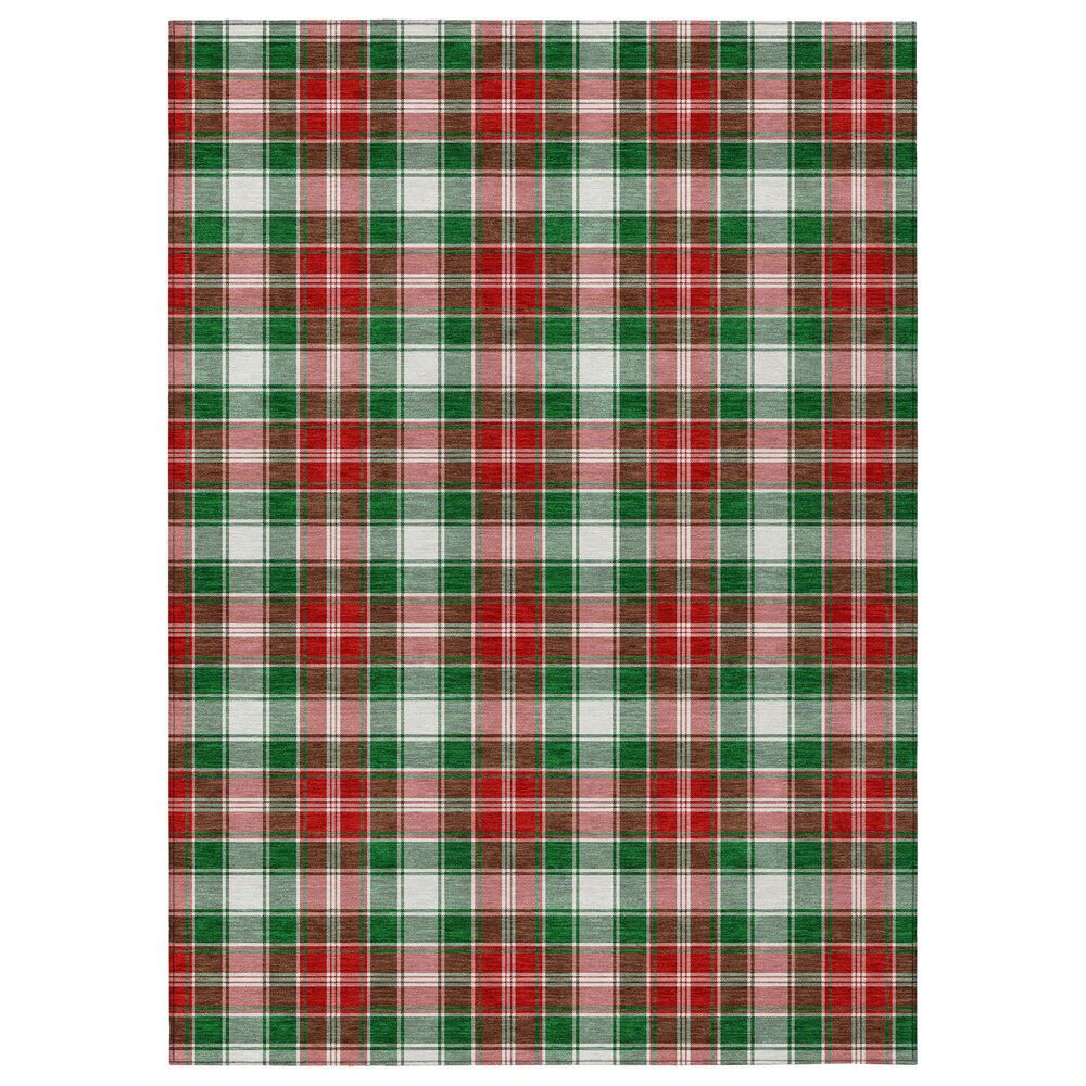 Dalyn Rug Company Wonderland WN25 5" x 7"6" Emerald Indoor/Outdoor Area Rug, , large