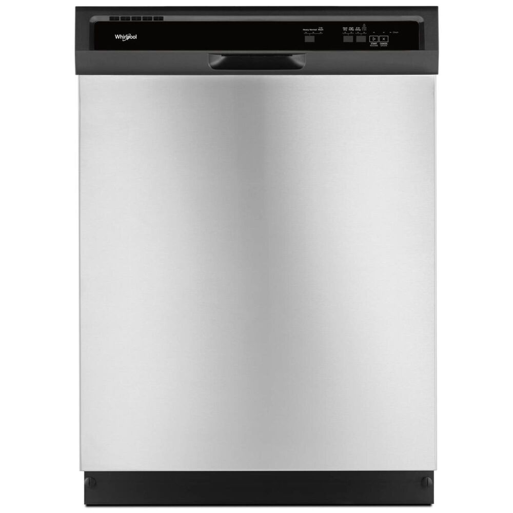 Whirlpool Heavy-Duty Dishwasher with 1-Hour Wash Cycle in Stainless Steel, , large