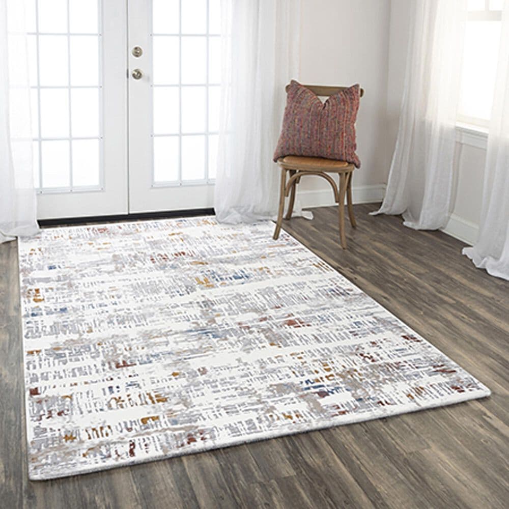 RIZZY Westchester WESWES862 5&#39;3&quot; x 7&#39;6&quot; Ivory and Multicolor Area Rug, , large