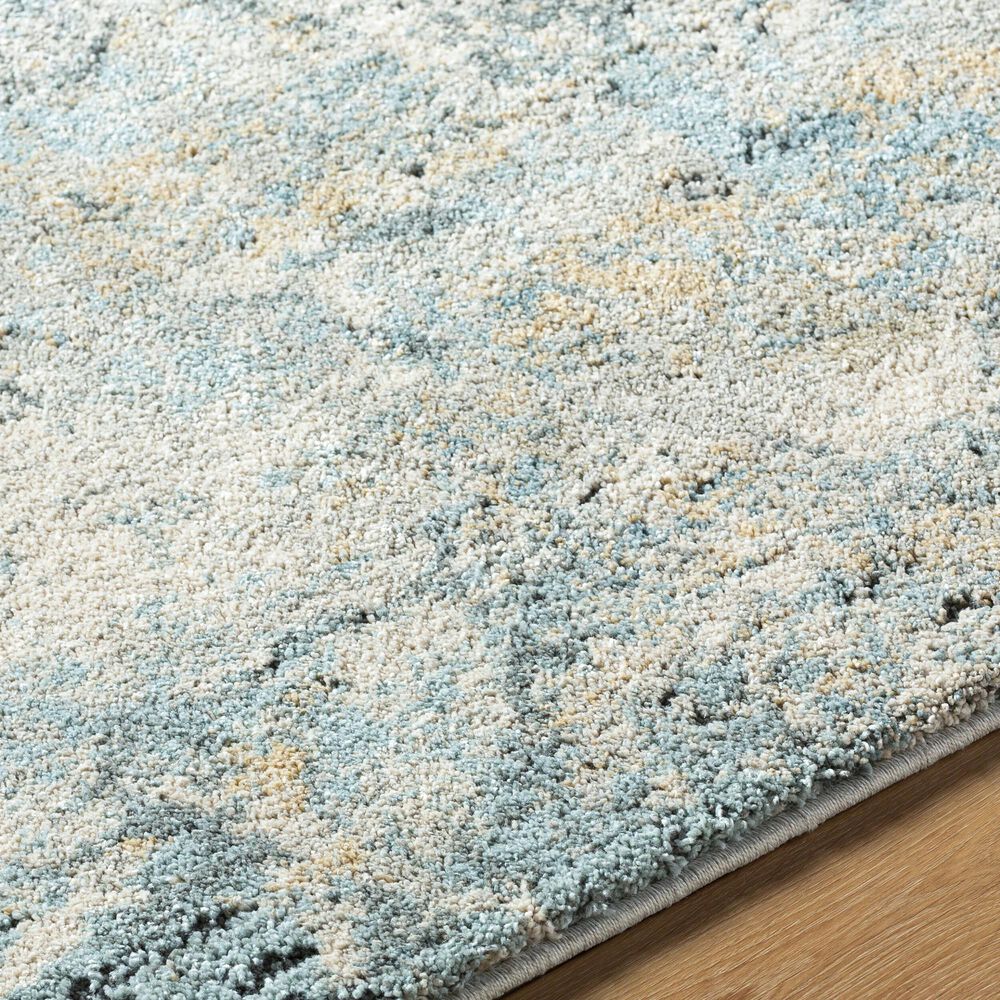 Surya Avellino 7'10" x 10' Light Beige, Pale Blue, Tan, Deep Teal, Gray, Denim and Light Olive Area Rug, , large