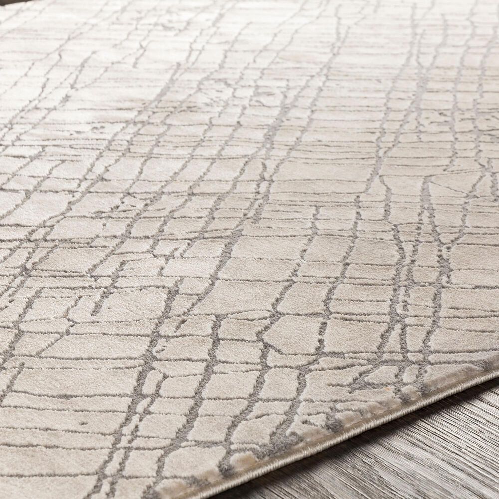 Surya Tibetan 9&#39;3&quot; x 12&#39;3&quot; Charcoal, Beige and Medium Gray Area Rug, , large