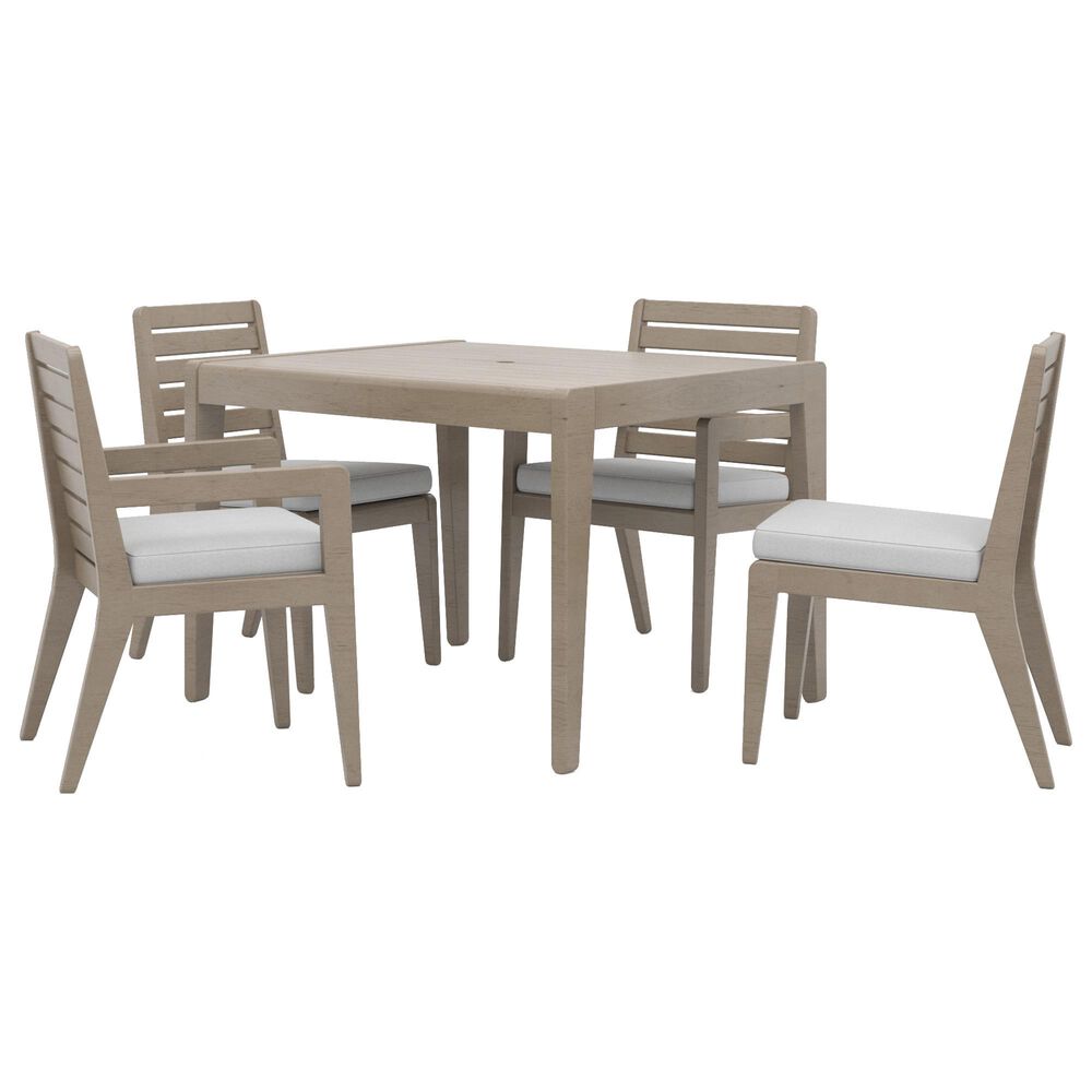 Homestyles Sustain 5-Piece Patio Dining Set in Stain Brown, , large