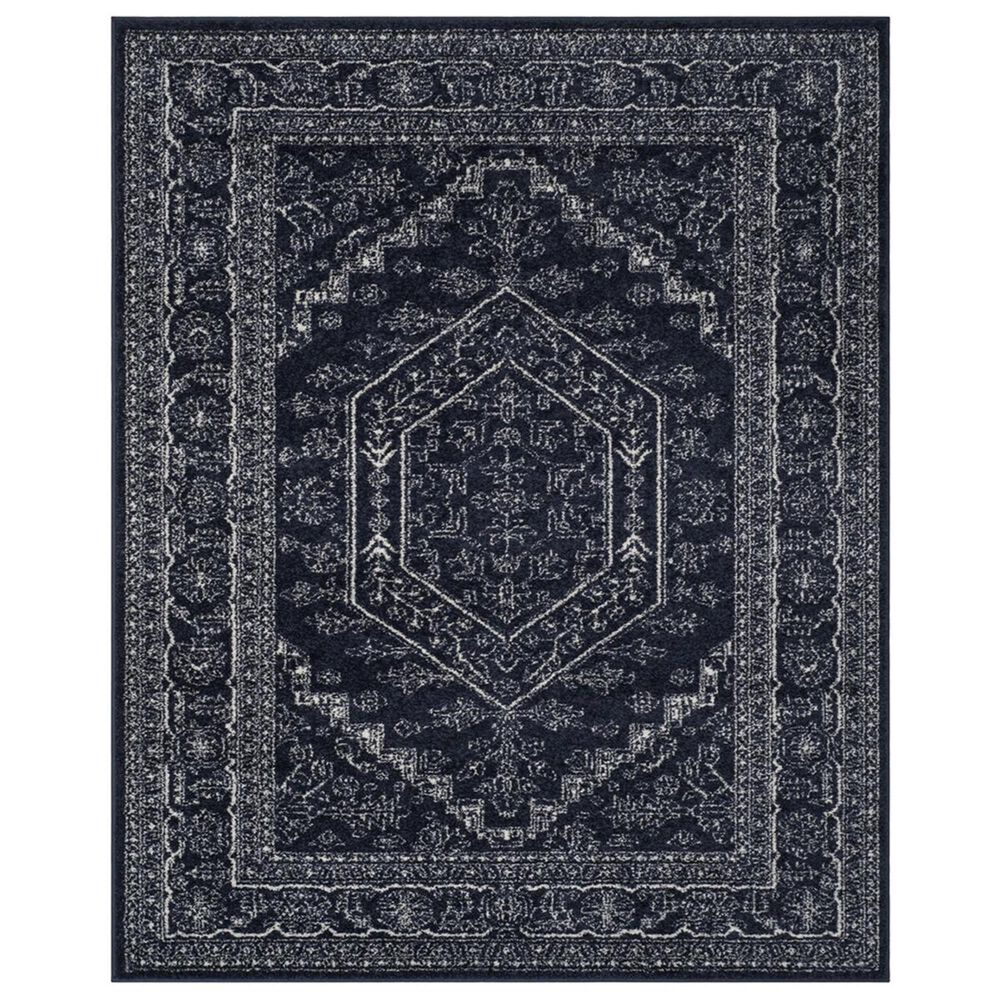 Safavieh Adirondack ADR108N 8&#39; x 10&#39; Navy and Ivory Area Rug, , large