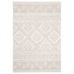Safavieh Micro-Loop Southwestern 4" x 6" Beige and Ivory Area Rug, , large
