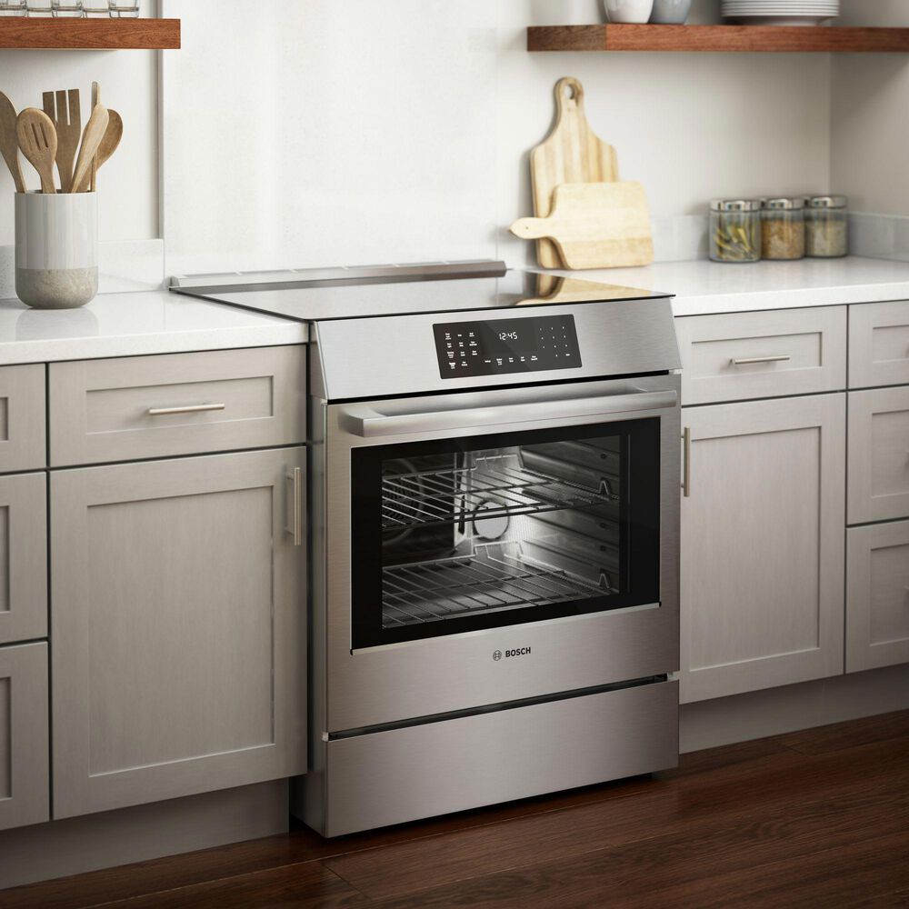 Bosch Benchmark 30" Slidein Electric Induction Range in Stainless