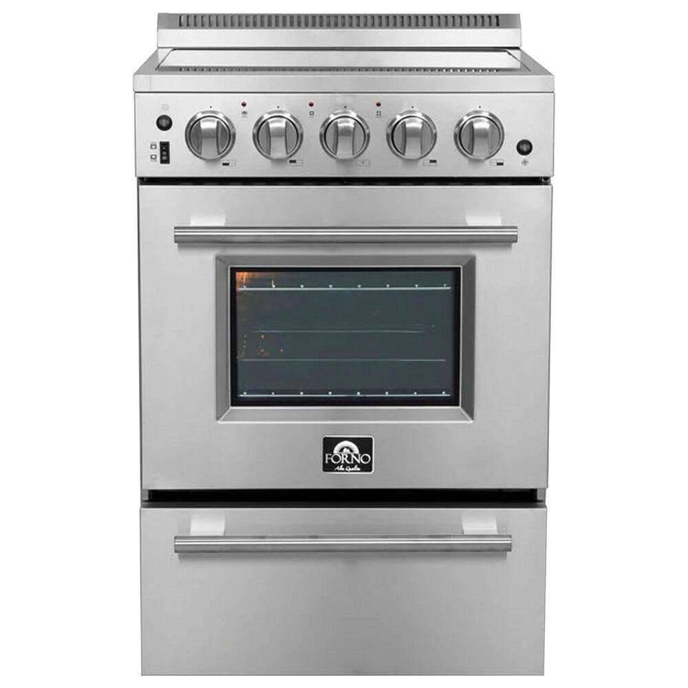 Forno Loiano 24" Freestanding Electric Range in Stainless Steel, , large