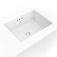 MS International Undermount Bathroom Vanity Sink in White, , large