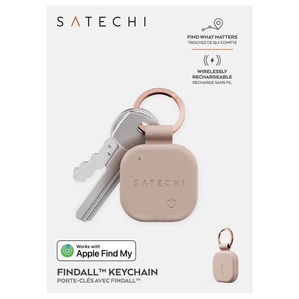 Satechi Vegan-Leather FindAll Keychain in Desert Rose, , large