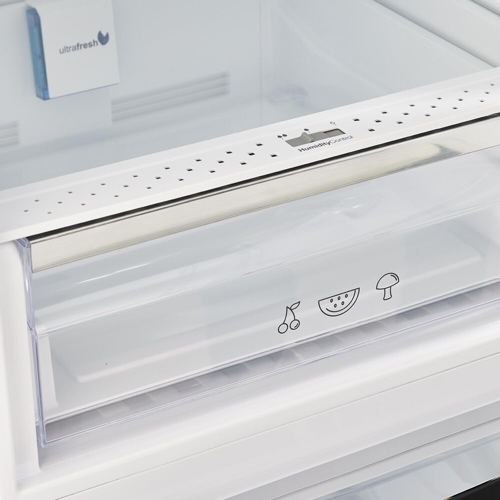 Unique Appliances Classic Retro 12 Cu. Ft. Bottom Freezer Regfrigerator In Matte Black, , large