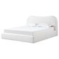 Urban Home Elena Uph King Upholstered Bed in Vanilla, , large