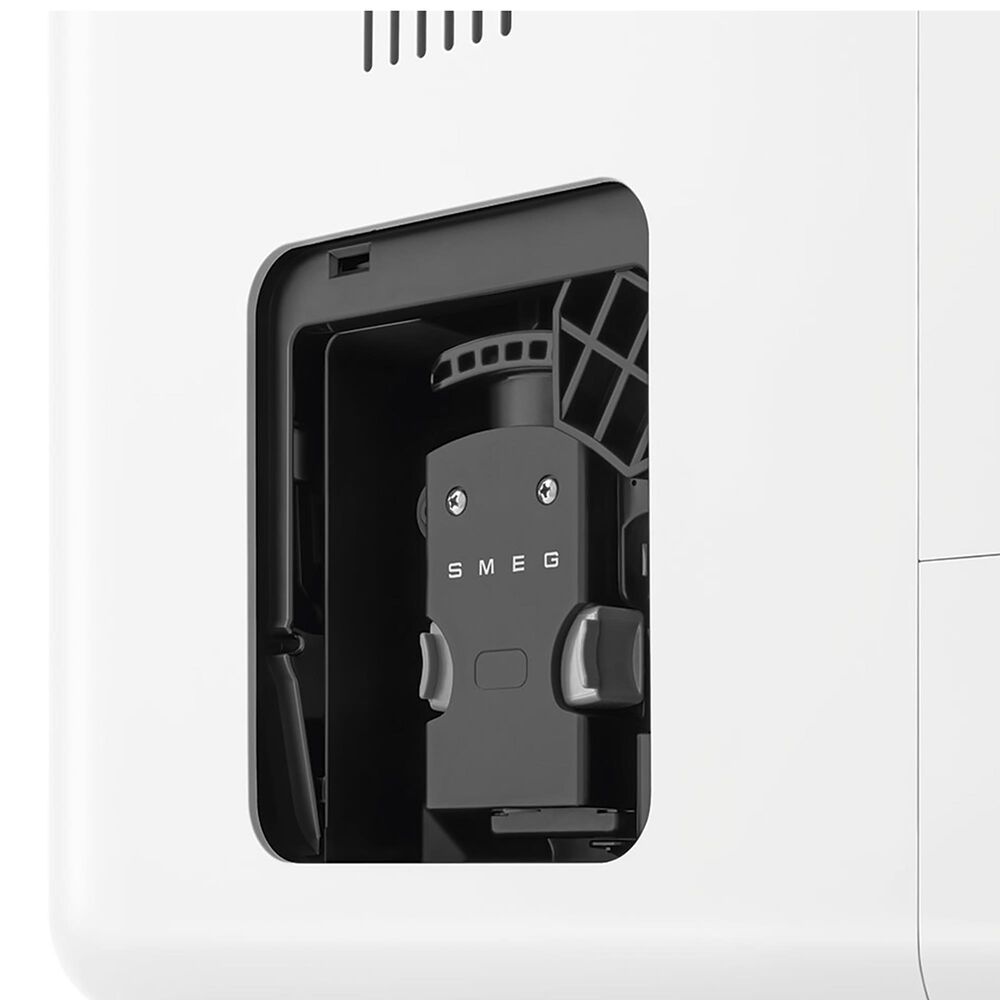 SMEG 47 Oz Automatic Coffee Machine in Matte White, , large