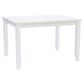 Linon Home Decor Hamlet 5-Piece Rectangular Dining Set in White, , large