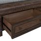 Sasha Lee Grand Teton 5 Piece Queen Bedroom Set in Warm Brown Oak, , large