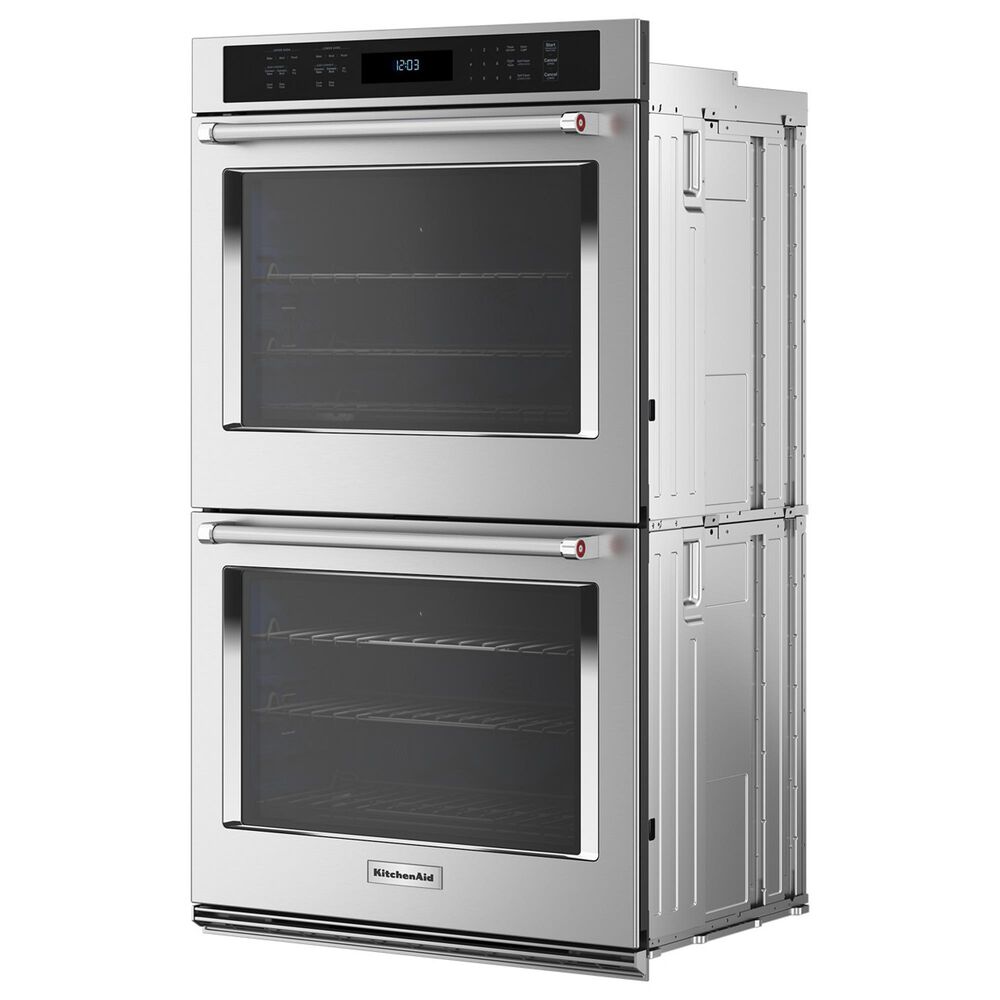 KitchenAid 30&quot; Double Electric Wall Oven with Air Fry Mode in Stainless Steel, , large