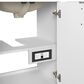 37B Lucerne 36" Single Bathroom Vanity Cabinet in Bright White with Marble Top and Backsplash, , large