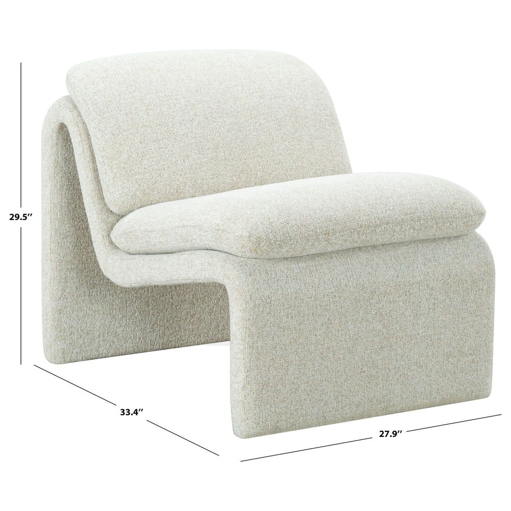 Safavieh Ainslie Accent Chair in Taupe, , large