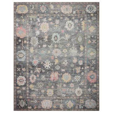 37B Elysium 7"6" x 9"6" Charcoal and Multicolor Area Rug, , large